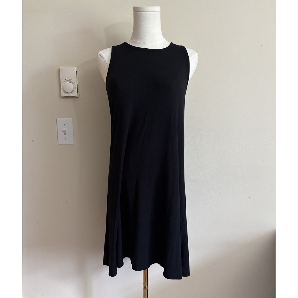 Natural Life Trapeze Tank Dress Size Small Boho Hippie Grunge Goth  Stretch